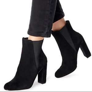 Steve Madden Effect Bootie in Black Suede